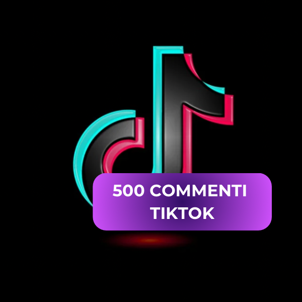 500 COMMENTI TIKTOK ITALIANI REALI